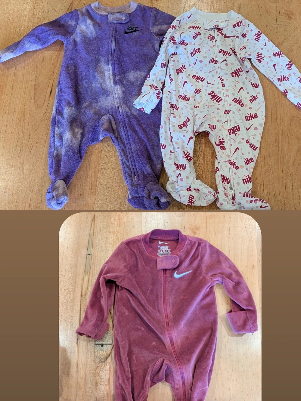 Nike Kids One Piece Footies 3 Month